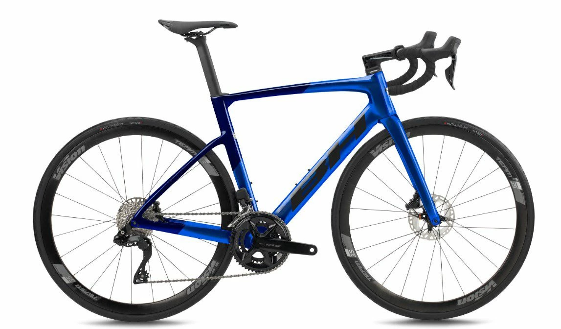 Vélo BH RS1 3.5 Carbone Shimano 105 Di2 12V 2023 Bleu 3 Vélo BH RS1 3.5 Carbone Shimano 105 Di2 12V 2023 Bleu