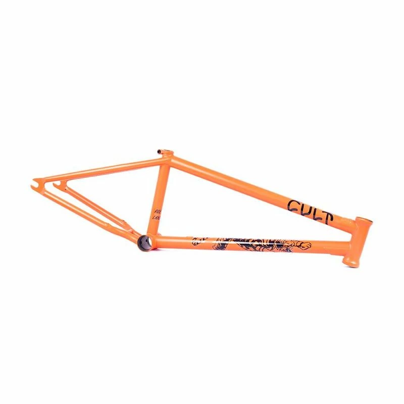CADRE BMX CULT WALSH ORANGE 2022 (RUSSEL) 3 CADRE BMX CULT WALSH ORANGE 2022 (RUSSEL)