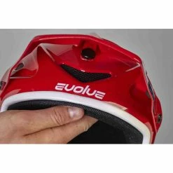 CASQUE BMX INTEGRAL EVOLVE STORM GLOSS RED -Vélos de Route Remise casque bmx integral evolve storm gloss red 5