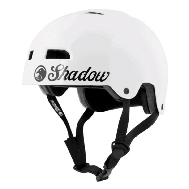 CASQUE SHADOW BMX CLASSIC GLOSS WHITE 3 CASQUE SHADOW BMX CLASSIC GLOSS WHITE