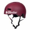 CASQUE SHADOW BMX CLASSIC MATTE BURGUNDY -Vélos de Route Remise casque shadow bmx classic matte burgundy