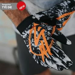 GANTS SHADOW CONSPIRE TANGERINE TYE DIE -Vélos de Route Remise gants shadow conspire tangerine tye die 2