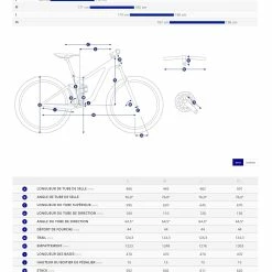 Velo VTT Electrique Giant Reign E+ 1 Pro S 625Wh Rouge T.M -Vélos de Route Remise guille tailles geometrie vtt vae giant reign e plus 1 1