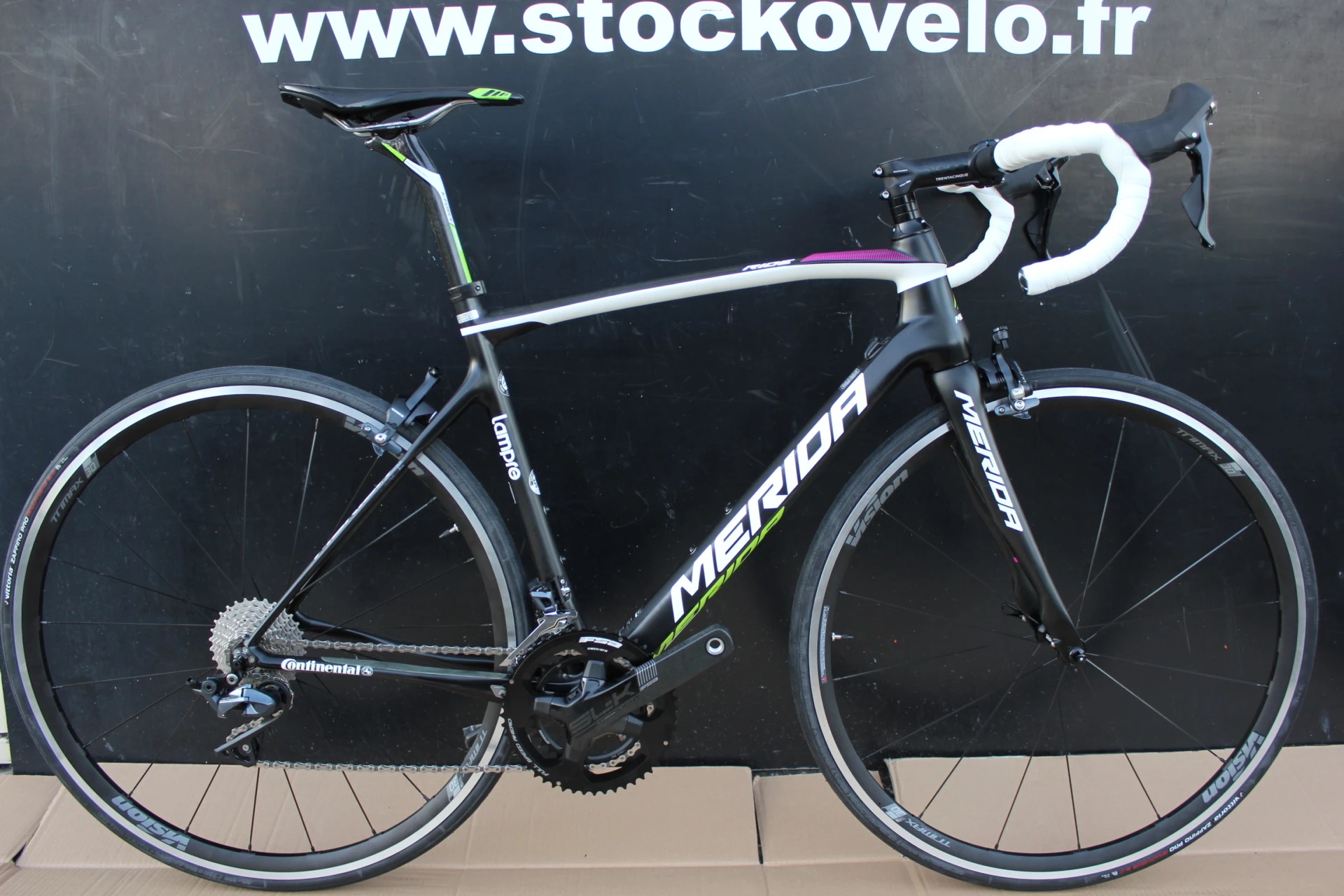 Vélo MERIDA RIDE TEAM Lampré Carbone Shimano Ultégra 8000 11V 3 Vélo MERIDA RIDE TEAM Lampré Carbone Shimano Ultégra 8000 11V