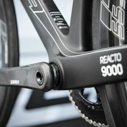 Vélo MERIDA REACTO équipe Pro BAHRAIN Shimano Dura-Ace 9150 Di2 11V Bleu/rouge/gold -Vélos de Route Remise reacto 9000 4