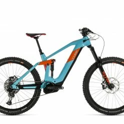 Velo VTT Electrique Cube Stereo 160 HPC 27.5 SL Bosch 625Wh Bleu Orange